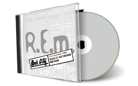 Artwork Cover of REM 1985-10-21 CD Nottingham Audience