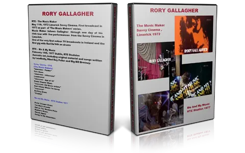 Artwork Cover of Rory Gallagher Compilation DVD Limerick 1972 Proshot