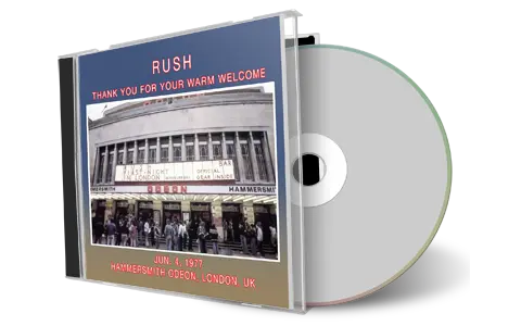 Artwork Cover of Rush 1977-06-04 CD London Audience