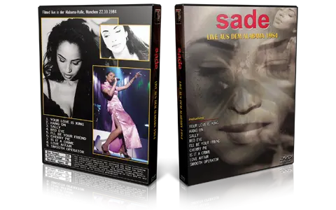Artwork Cover of Sade 1984-10-22 DVD Munich Proshot
