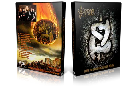 Artwork Cover of Saxon 1992-02-07 DVD Buenos Aires Proshot