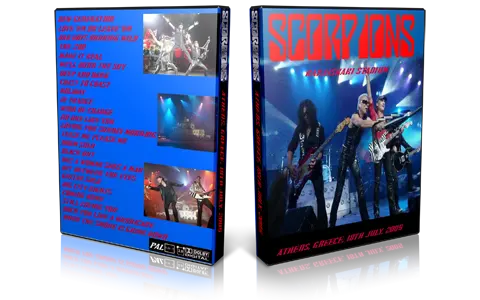 Artwork Cover of Scorpions 2005-07-18 DVD Athens Proshot