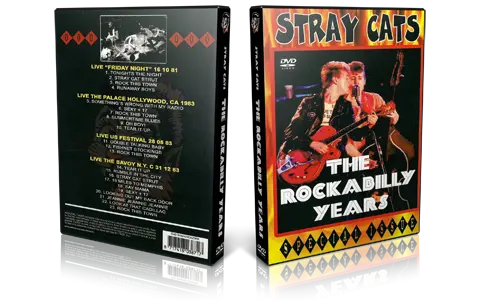 Artwork Cover of Stray Cats Compilation DVD The Rockabilly Years Proshot