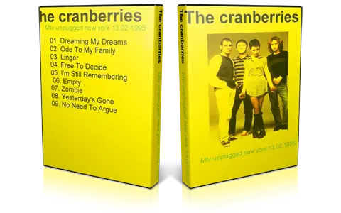 Artwork Cover of The Cranberries 1995-02-13 DVD New York City Proshot