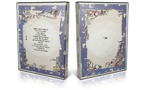 Artwork Cover of The Cure 1987-03-28 DVD Rio de Janeiro Proshot