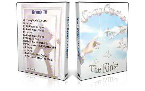 Artwork Cover of The Kinks 1974-07-25 DVD Manchester Proshot