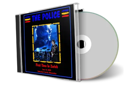 Artwork Cover of The Police 2008-06-12 CD Zurich Audience