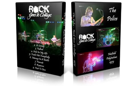 Artwork Cover of The Police 1979-02-21 DVD Hertfordshire Proshot