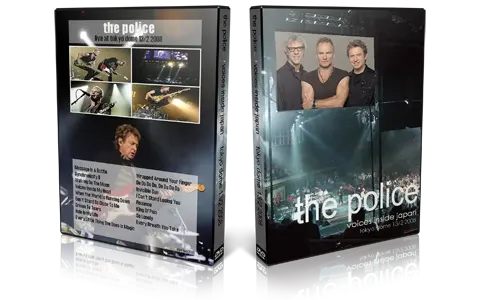 Artwork Cover of The Police 2008-02-13 DVD Tokyo Proshot