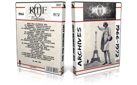 Artwork Cover of The Yardbirds Compilation DVD ORTF Archives Proshot
