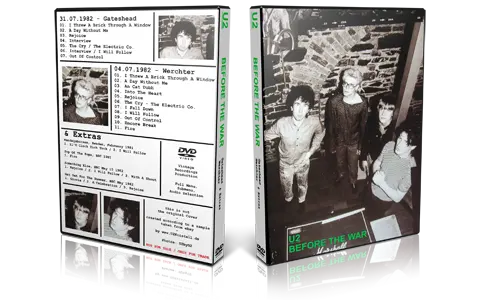 Artwork Cover of U2 1982-07-31 DVD Gateshead Proshot