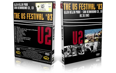 Artwork Cover of U2 1983-05-30 DVD Devore Proshot