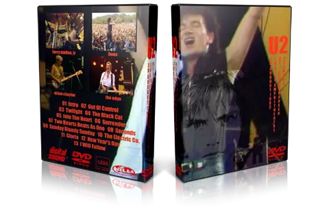 Artwork Cover of U2 1983-08-20 DVD Loreley Proshot