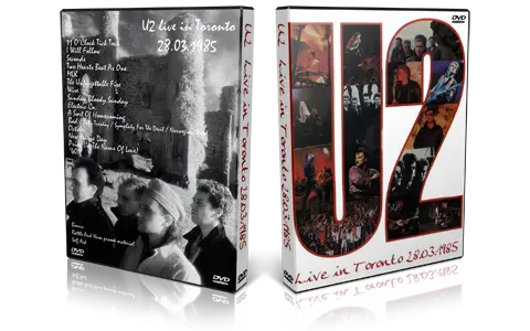 Artwork Cover of U2 1985-03-28 DVD Toronto Audience