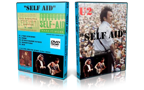 Artwork Cover of U2 1986-05-17 DVD Dublin Proshot
