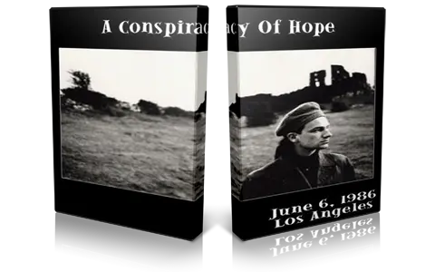 Artwork Cover of U2 1986-06-06 DVD Los Angeles Proshot