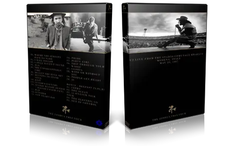 Artwork Cover of U2 1987-05-29 DVD Modena Audience