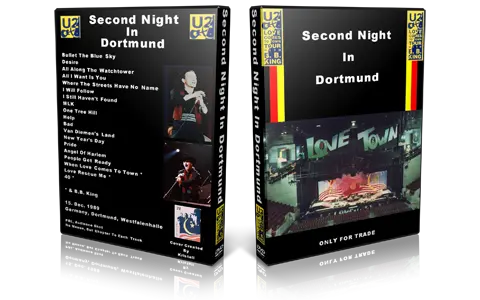 Artwork Cover of U2 1989-12-15 DVD Dortmund Audience