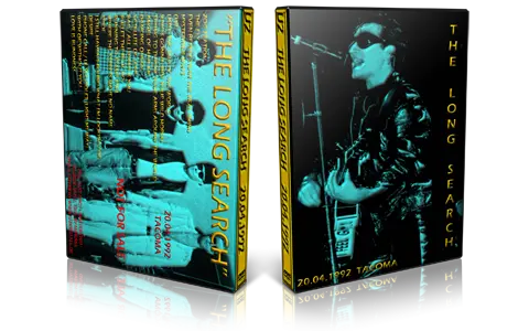 Artwork Cover of U2 1992-04-20 DVD Tacoma Audience
