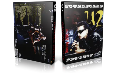 Artwork Cover of U2 1992-06-11 DVD Stockholm Proshot