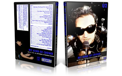 Artwork Cover of U2 1993-05-10 DVD Rotterdam Audience
