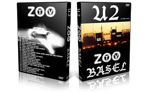 Artwork Cover of U2 1993-06-30 DVD Basel Proshot