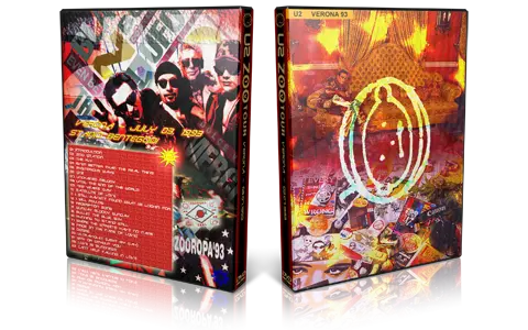 Artwork Cover of U2 1993-07-03 DVD Verona Audience