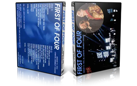 Artwork Cover of U2 1993-08-11 DVD London Audience