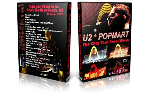 Artwork Cover of U2 1997-06-03 DVD East Rutherford Audience