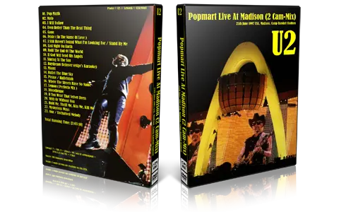 Artwork Cover of U2 1997-06-25 DVD Madison Audience