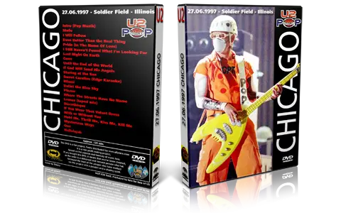 Artwork Cover of U2 1997-06-27 DVD Chicago Audience