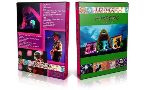 Artwork Cover of U2 1997-07-02 DVD Foxboro Proshot