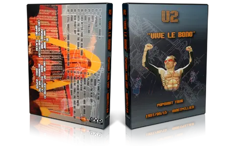 Artwork Cover of U2 1997-09-15 DVD Montpellier Audience