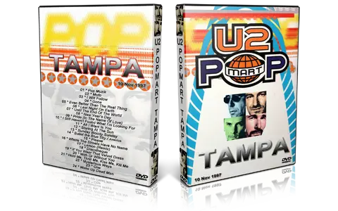 Artwork Cover of U2 1997-11-10 DVD Tampa Audience