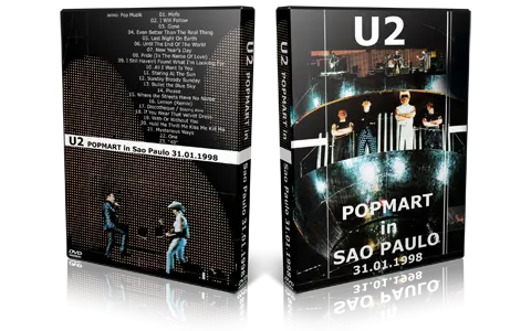 Artwork Cover of U2 1998-01-31 DVD Sao Paulo Proshot