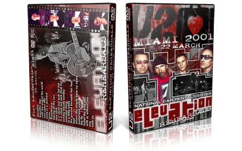 Artwork Cover of U2 2001-03-22 DVD Miami Proshot