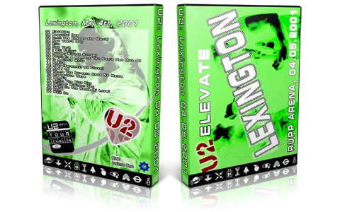 Artwork Cover of U2 2001-05-04 DVD Cleveland Audience
