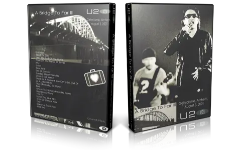 Artwork Cover of U2 2001-08-03 DVD Arnhem Audience