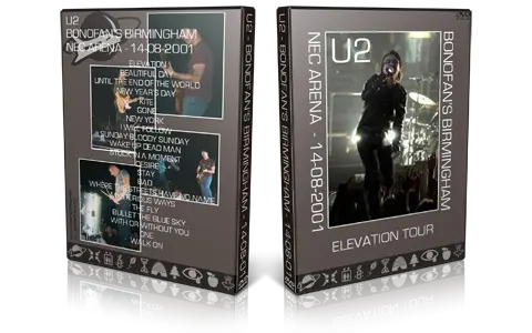 Artwork Cover of U2 2001-08-14 DVD Birmingham Audience