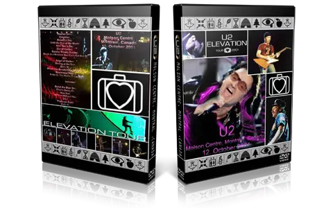 Artwork Cover of U2 2001-10-12 DVD Montreal Audience