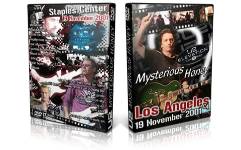 Artwork Cover of U2 2001-11-19 DVD Los Angeles Audience