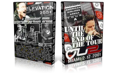 Artwork Cover of U2 2001-12-02 DVD Miami Audience