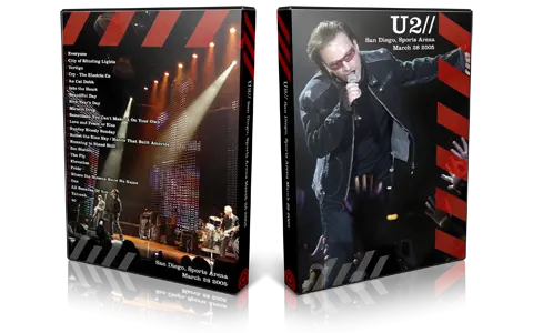 Artwork Cover of U2 2005-03-28 DVD San Diego Audience