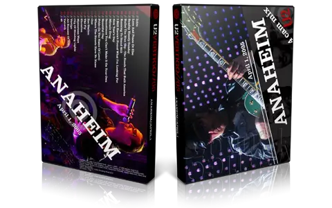 Artwork Cover of U2 2005-04-01 DVD Anaheim Audience