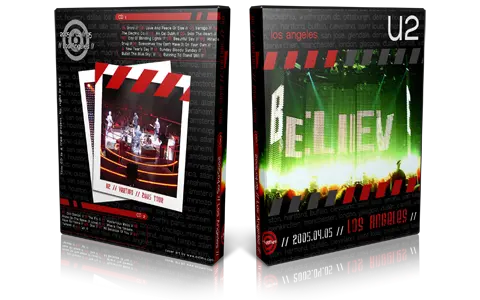 Artwork Cover of U2 2005-04-05 DVD Los Angeles Audience