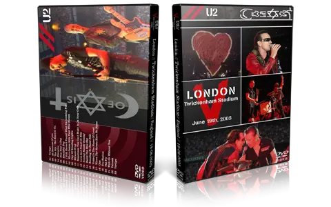 Artwork Cover of U2 2005-06-19 DVD London Audience
