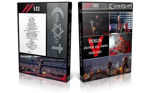 Artwork Cover of U2 2005-06-24 DVD Dublin Audience
