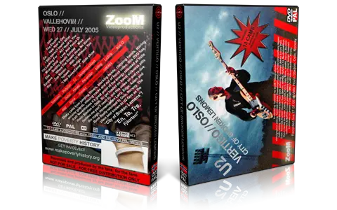 Artwork Cover of U2 2005-07-27 DVD Oslo Audience