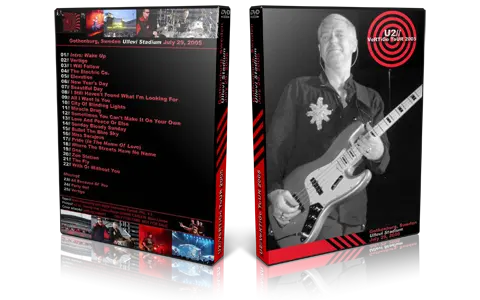 Artwork Cover of U2 2005-07-29 DVD Gothenburg Audience
