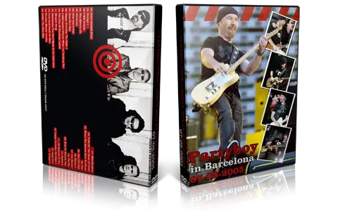 Artwork Cover of U2 2005-08-07 DVD Barcelona Audience
